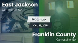 Matchup: East Jackson vs. Franklin County  2018
