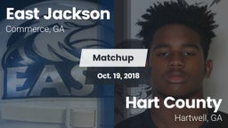 Matchup: East Jackson vs. Hart County  2018