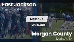 Matchup: East Jackson vs. Morgan County  2018