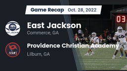 Recap: East Jackson  vs. Providence Christian Academy  2022