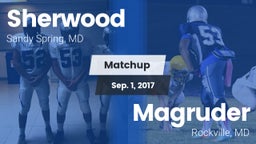 Matchup: Sherwood vs. Magruder  2017