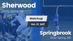 Matchup: Sherwood vs. Springbrook  2017