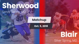 Matchup: Sherwood vs. Blair  2018