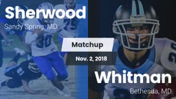Matchup: Sherwood vs. Whitman  2018