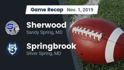 Recap: Sherwood  vs. Springbrook  2019