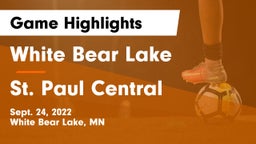 White Bear Lake  vs St. Paul Central Game Highlights - Sept. 24, 2022