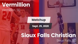 Matchup: Vermillion vs. Sioux Falls Christian  2020