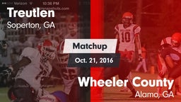 Matchup: Treutlen vs. Wheeler County  2016