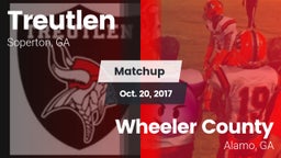 Matchup: Treutlen vs. Wheeler County  2017