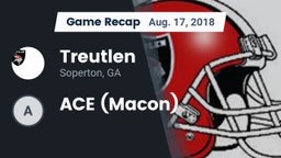 Recap: Treutlen  vs. ACE (Macon) 2018