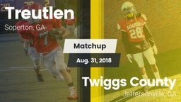 Matchup: Treutlen vs. Twiggs County  2018