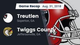 Recap: Treutlen  vs. Twiggs County  2018
