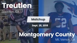 Matchup: Treutlen vs. Montgomery County  2018