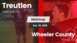 Matchup: Treutlen vs. Wheeler County  2018