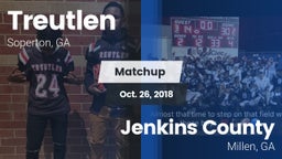 Matchup: Treutlen vs. Jenkins County  2018