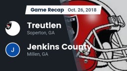 Recap: Treutlen  vs. Jenkins County  2018