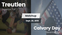 Matchup: Treutlen vs. Calvary Day  2019