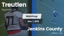 Matchup: Treutlen vs. Jenkins County  2019