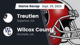Recap: Treutlen  vs. Wilcox County  2023