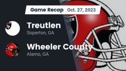 Recap: Treutlen  vs. Wheeler County  2023