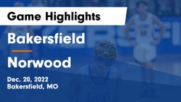 Bakersfield  vs Norwood   Game Highlights - Dec. 20, 2022