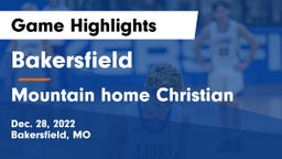 Bakersfield  vs Mountain home Christian  Game Highlights - Dec. 28, 2022