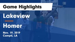 Lakeview  vs Homer  Game Highlights - Nov. 19, 2019