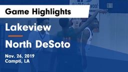 Lakeview  vs North DeSoto  Game Highlights - Nov. 26, 2019