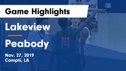Lakeview  vs Peabody  Game Highlights - Nov. 27, 2019