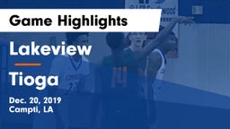 Lakeview  vs Tioga  Game Highlights - Dec. 20, 2019