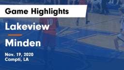Lakeview  vs Minden  Game Highlights - Nov. 19, 2020