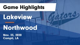 Lakeview  vs Northwood   Game Highlights - Nov. 23, 2020