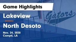 Lakeview  vs North Desoto Game Highlights - Nov. 24, 2020