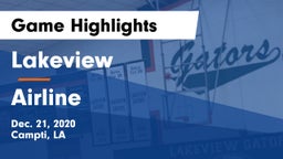 Lakeview  vs Airline  Game Highlights - Dec. 21, 2020