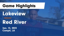 Lakeview  vs Red River  Game Highlights - Jan. 13, 2023