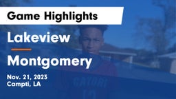 Lakeview  vs Montgomery Game Highlights - Nov. 21, 2023