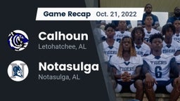 Recap: Calhoun  vs. Notasulga  2022