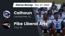 Recap: Calhoun  vs. Pike Liberal Arts  2022