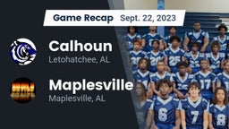 Recap: Calhoun  vs. Maplesville  2023