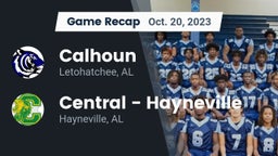 Recap: Calhoun  vs. Central  - Hayneville 2023