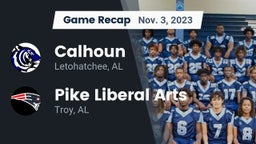 Recap: Calhoun  vs. Pike Liberal Arts  2023