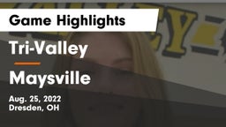 Tri-Valley  vs Maysville  Game Highlights - Aug. 25, 2022