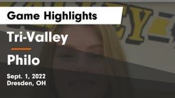 Tri-Valley  vs Philo  Game Highlights - Sept. 1, 2022