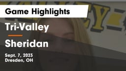 Tri-Valley  vs Sheridan  Game Highlights - Sept. 7, 2023