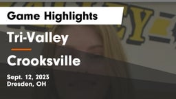 Tri-Valley  vs Crooksville  Game Highlights - Sept. 12, 2023