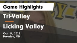 Tri-Valley  vs Licking Valley  Game Highlights - Oct. 14, 2023