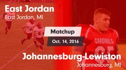 Matchup: East Jordan vs. Johannesburg-Lewiston  2016