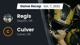 Recap: Regis  vs. Culver  2022