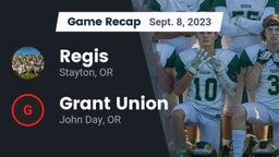 Recap: Regis  vs. Grant Union  2023