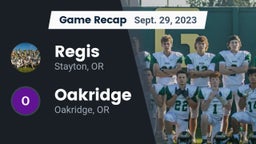 Recap: Regis  vs. Oakridge  2023
